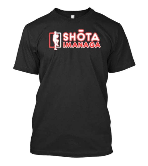 SHŌTA IMANAGA Silhouette Red Lettering T-Shirt