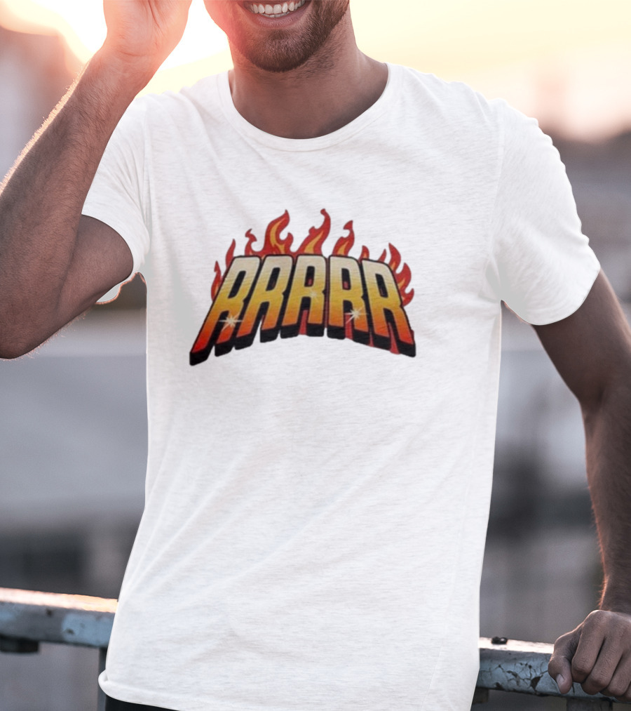 Rrrrrrr Top Slangteez Flames T-Shirt