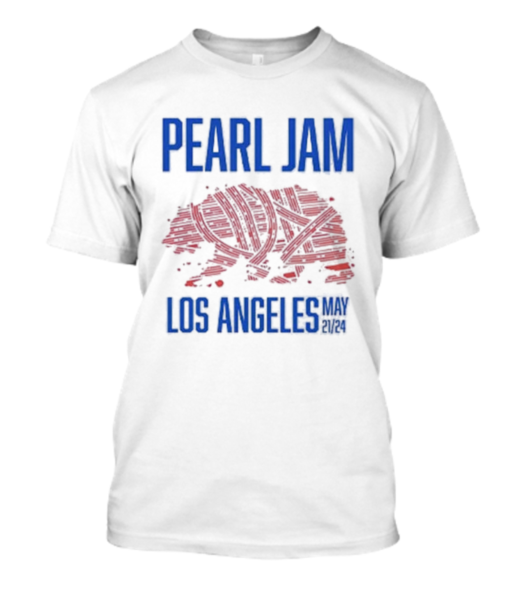 Pearl Jam Los Angeles May 21 24 Deep Sea Diver Event Night 1 Kia Forum Two Sides Print Premium T-Shirt