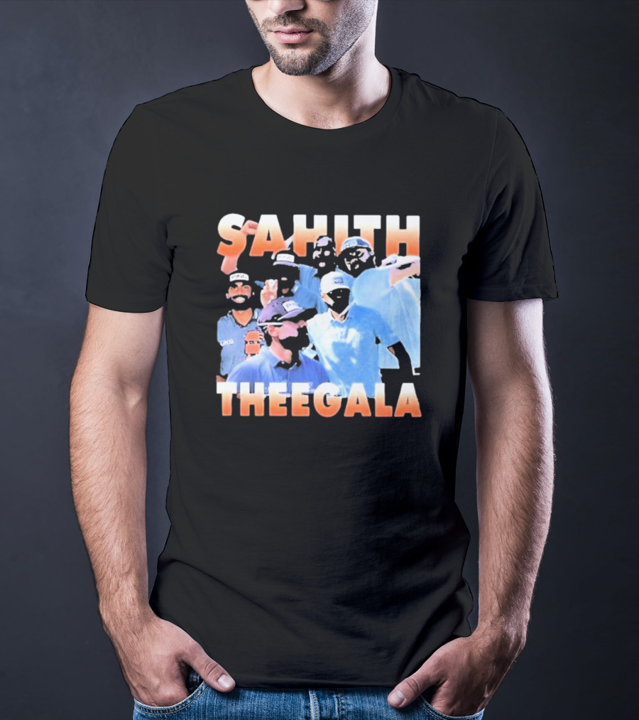 Sahith Theegala Celebratory Golf Moments T-Shirt