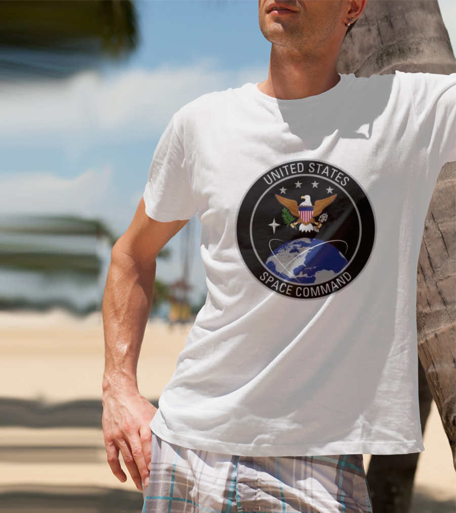 United States Space Command Eagle Emblem T-Shirt