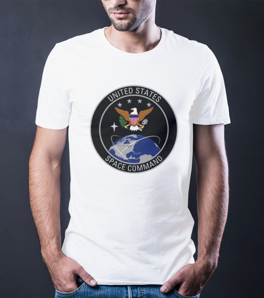 United States Space Command Eagle Emblem T-Shirt