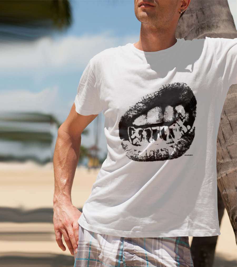 Wally1k Fang Mouth Sketch T-Shirt