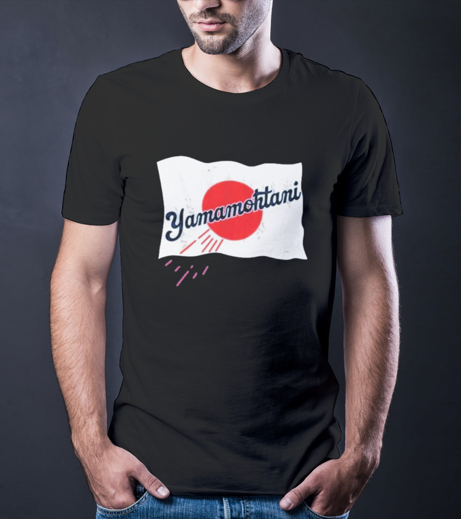 Yamamohtani Rising Sun Japanese Flag Yamamoto T-Shirt