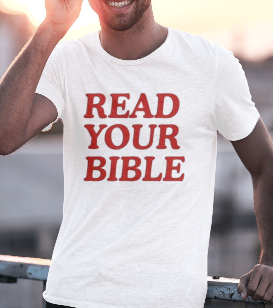 Isaiah Robin Read Your Bible T-Shirt