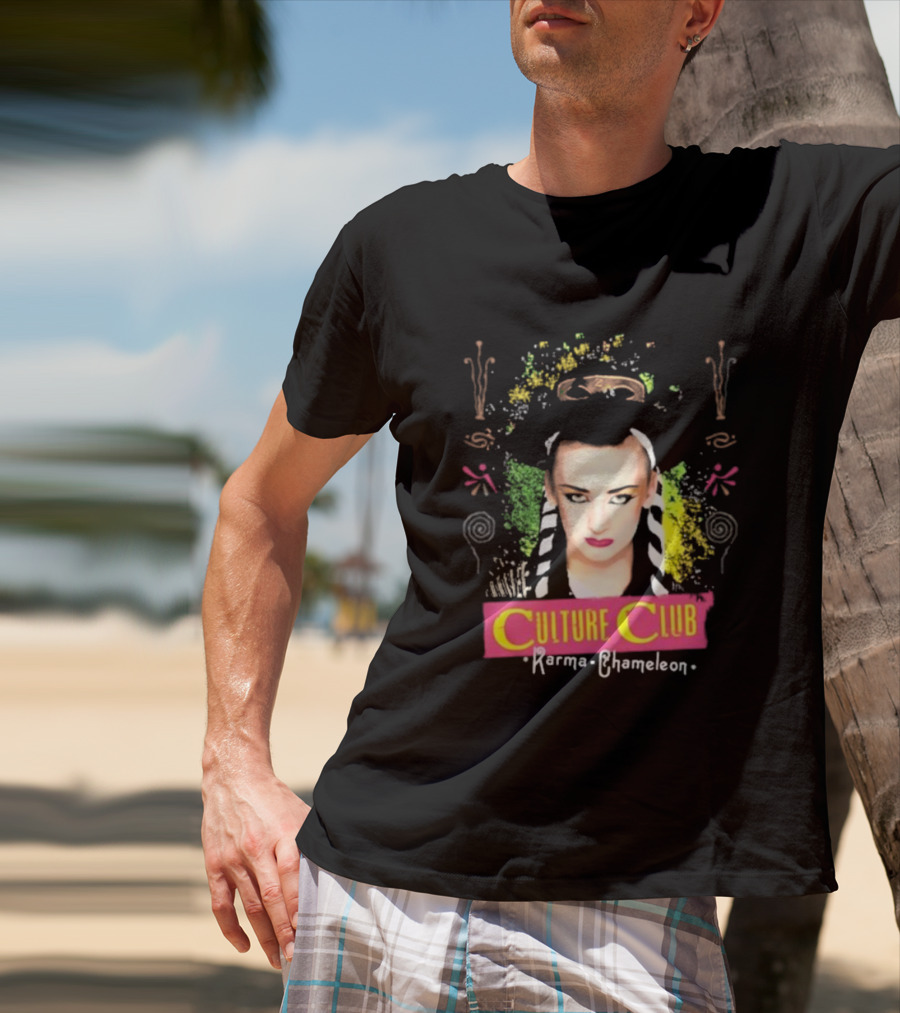 Culture Club Karma Chameleon Boy George T-Shirt