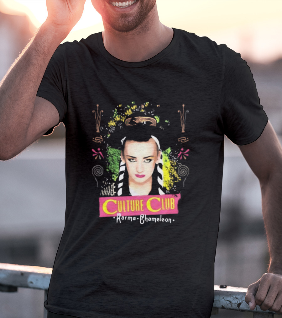 Culture Club Karma Chameleon Boy George T-Shirt