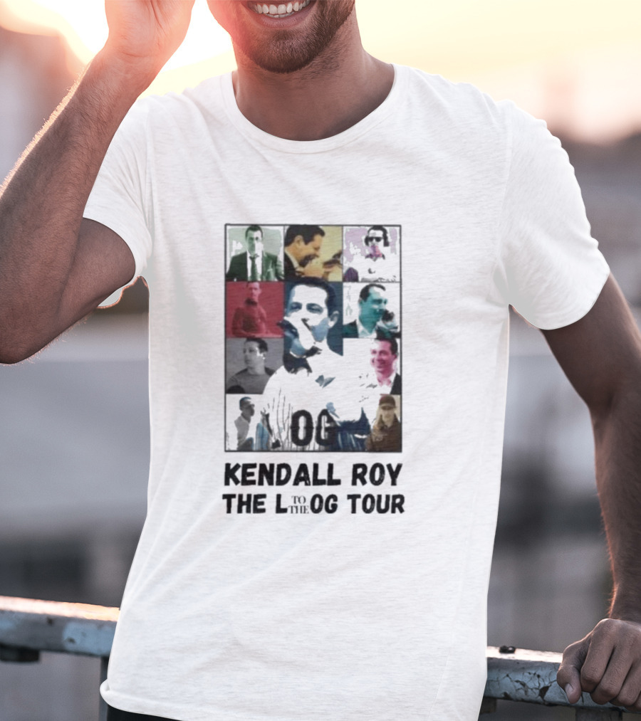 Kendall Roy Iconic Moments Collage The L To The Og Tour T-Shirt