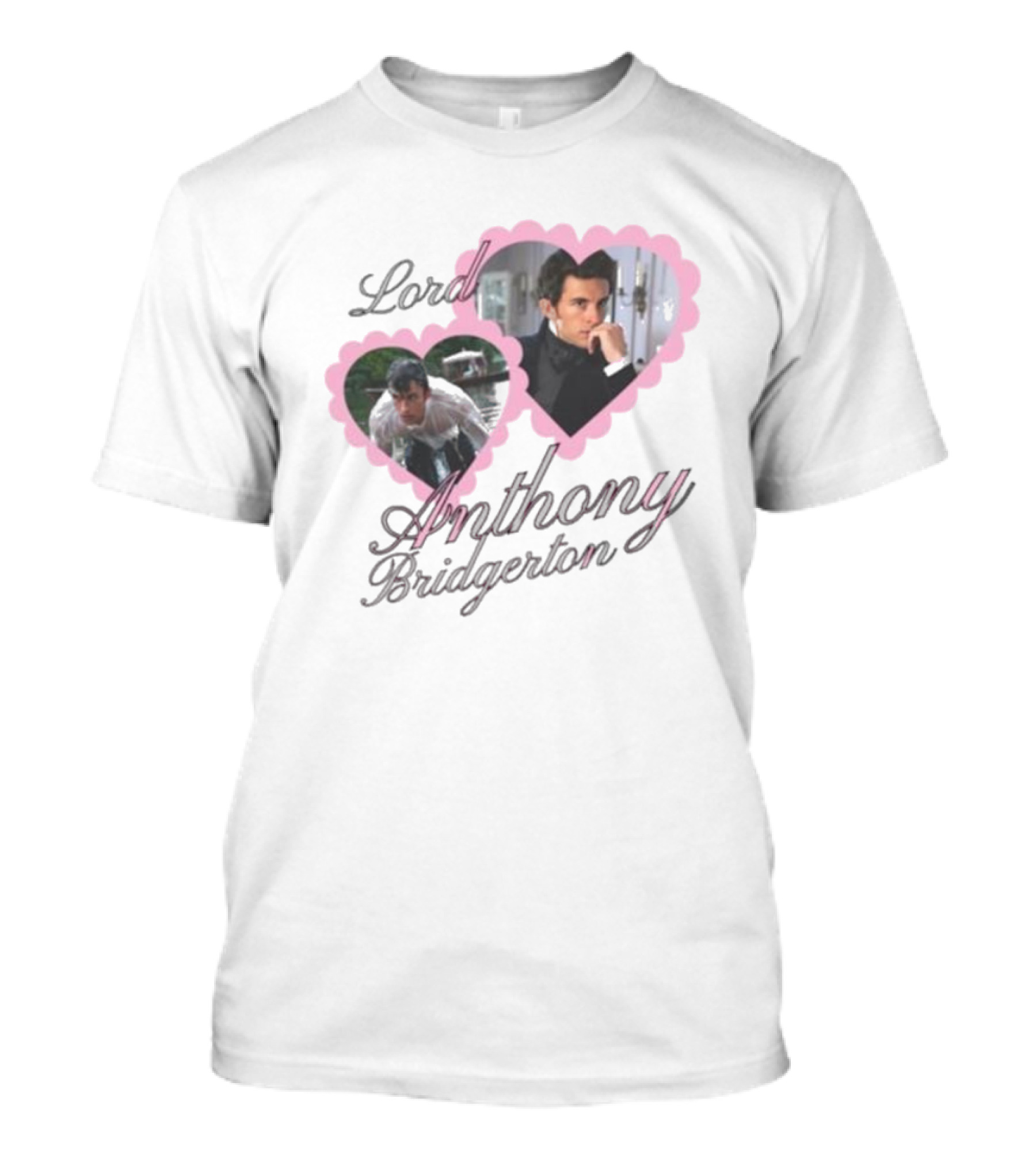 Lord Anthony Bridgerton Heart Frames And Portraits T-Shirt