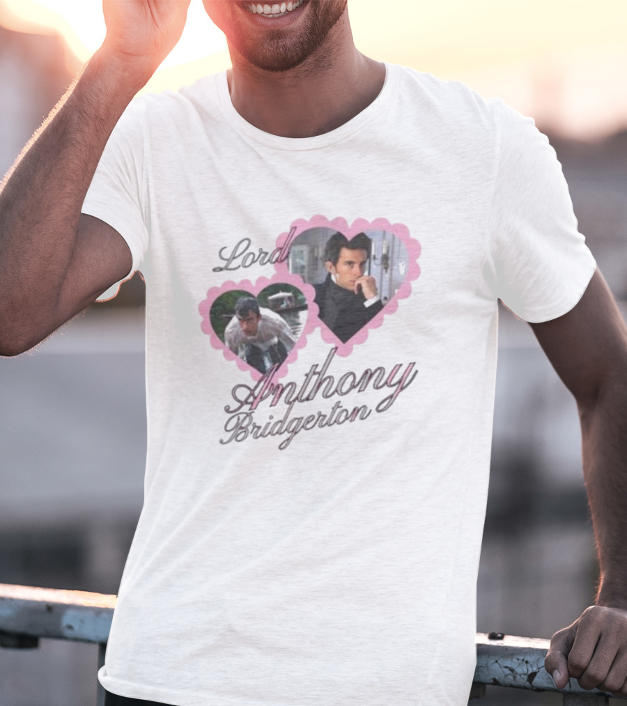 Lord Anthony Bridgerton Heart Frames And Portraits T-Shirt