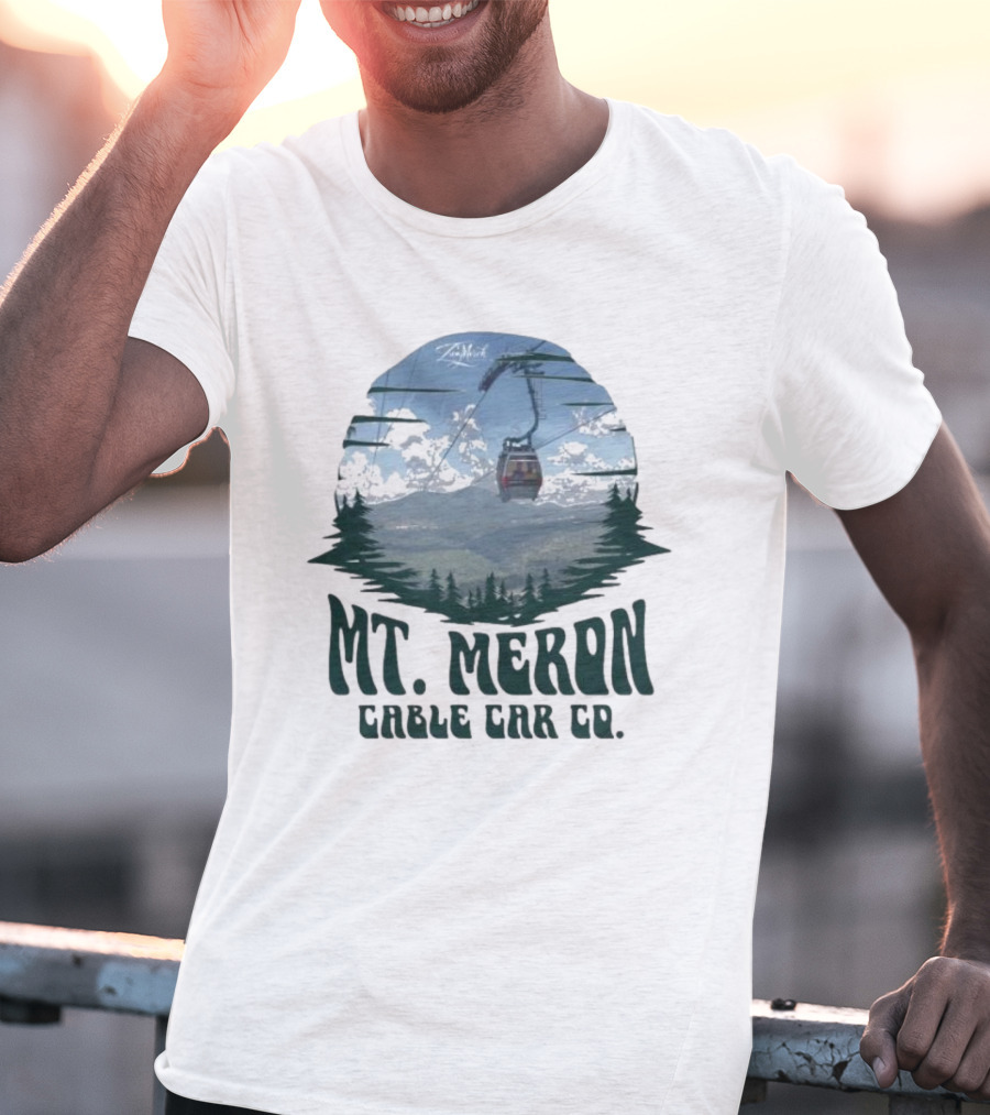 Mt Meron Cable Car Co Scenic Mountain Forest Adventure T-Shirt