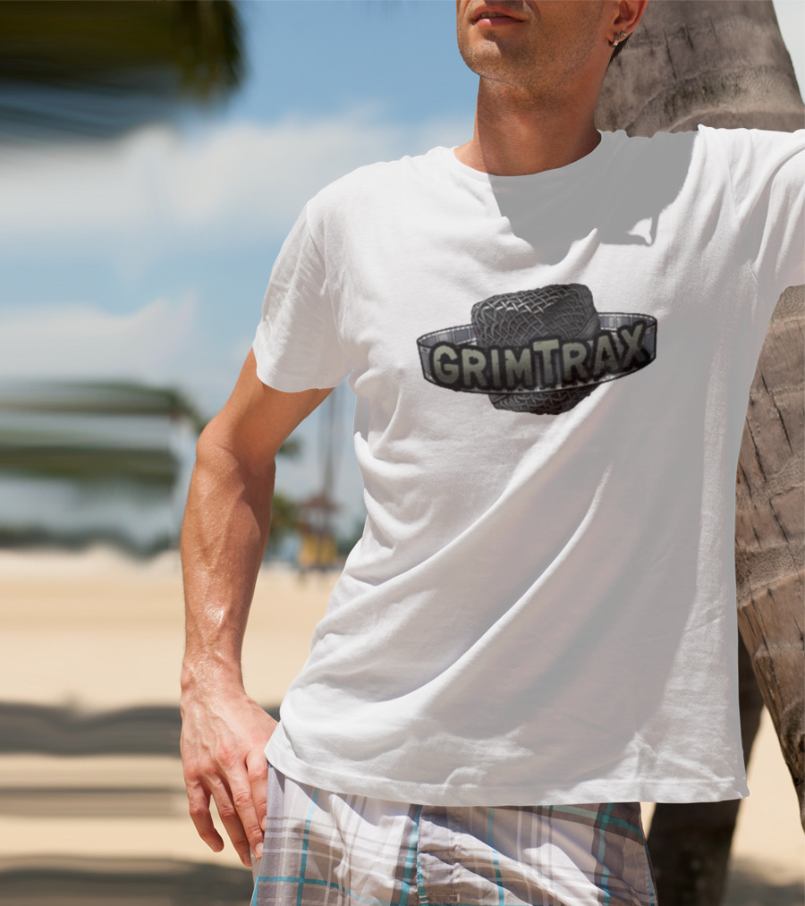 Rifftrax Grimtrax Spinning Tire T-Shirt