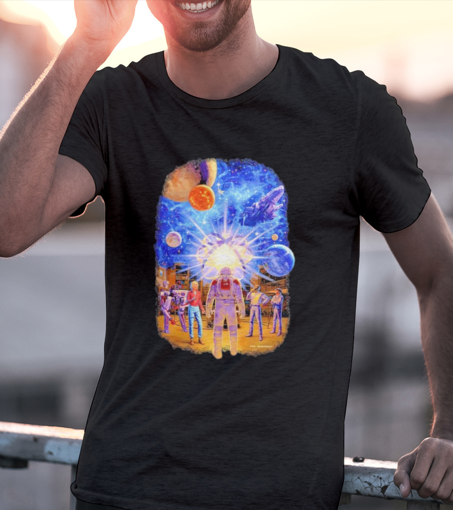 Starfield Secrets Astronaut Adventure Greg Hildebrandt Space Exploration Planets Universe T-Shirt
