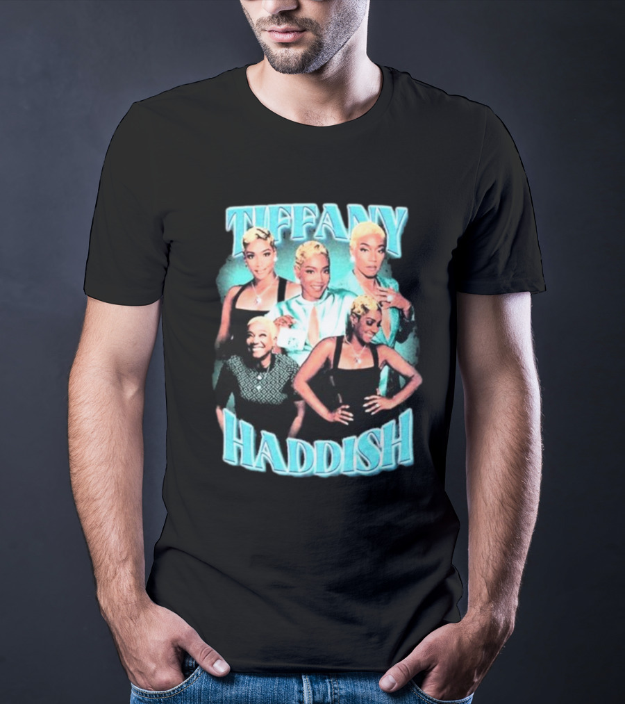 Tiffany Haddish Retro Glam Montage T-Shirt