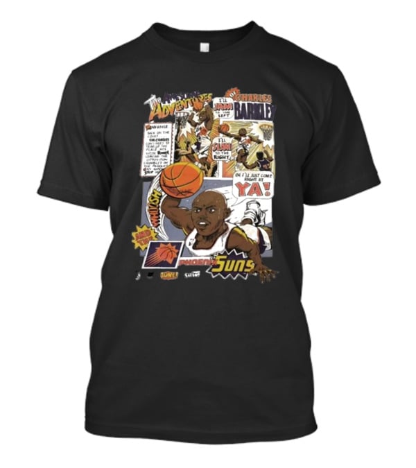 The Adventures Charles Barkley Phoenix Suns Comic Vintage 90s Salem Sportswear T-Shirt