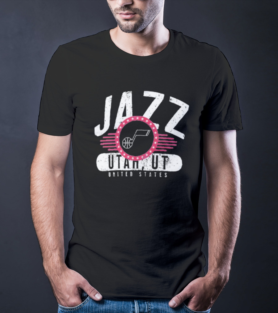 Fanatics Utah Jazz United States Badge Of Honor T-Shirt