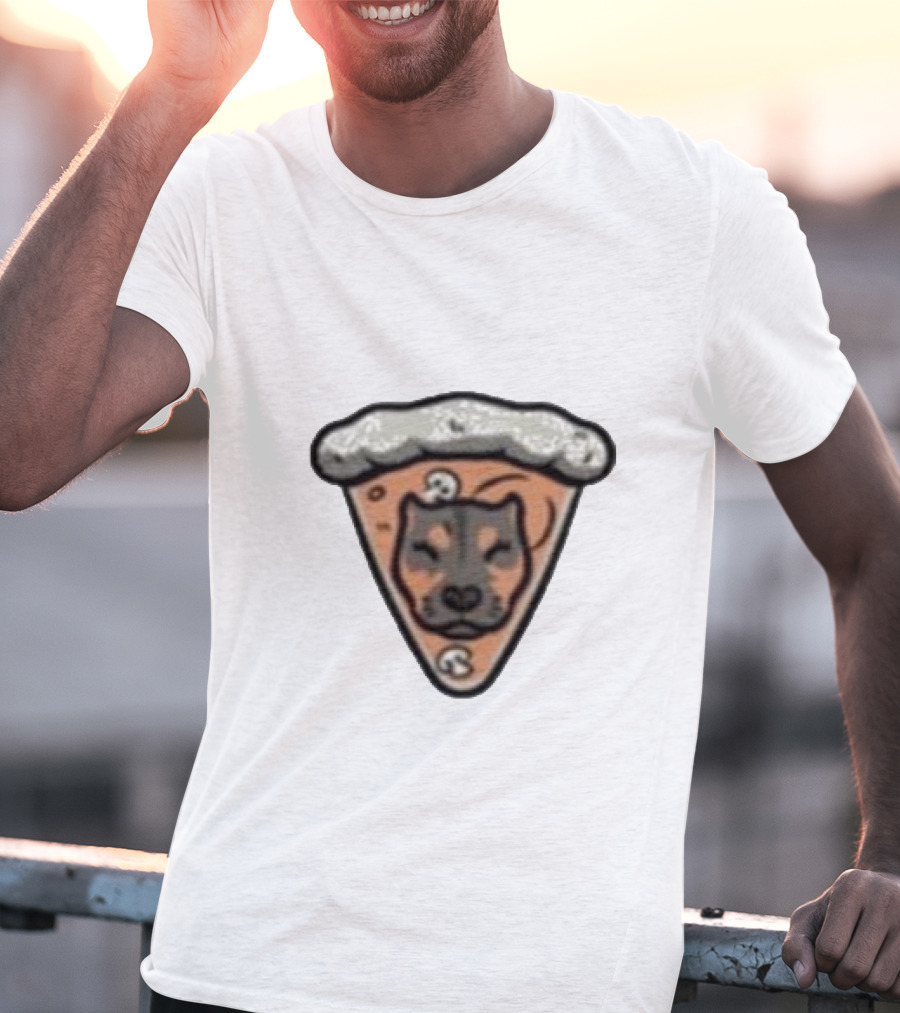 Miss Peaches X Bodoggos Pizza Dog Slice T-Shirt