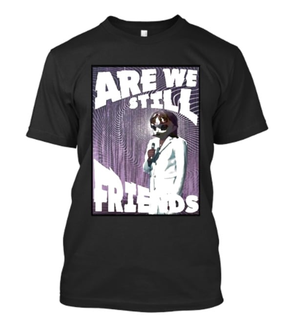 Are We Still Friends Retro Microphone T-Shirt