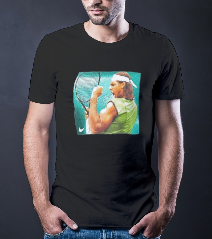 Rafael Nadal Iconic Tennis Celebration Roland Garros T-Shirt