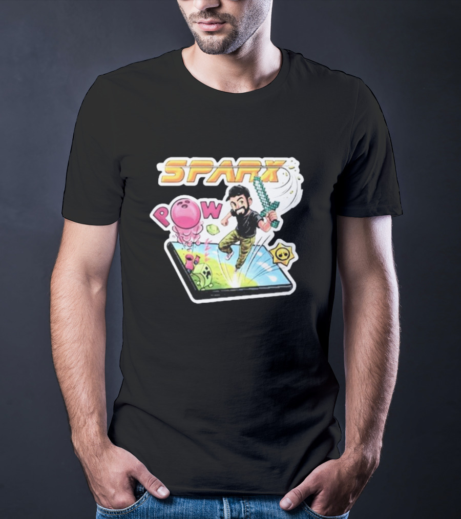 Sparx Pow Gamer Action Burst T-Shirt