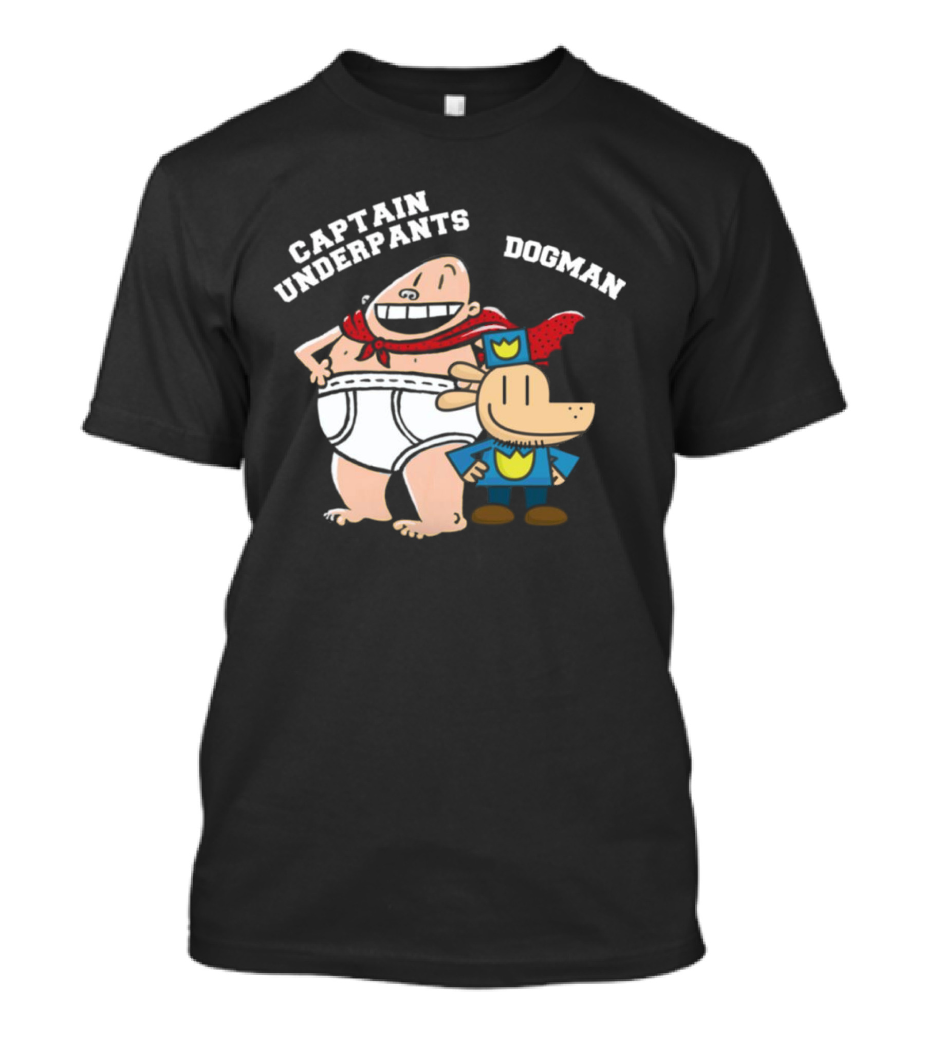 Captain Underpants And Dogman Fun Characters Duo T-Shirt