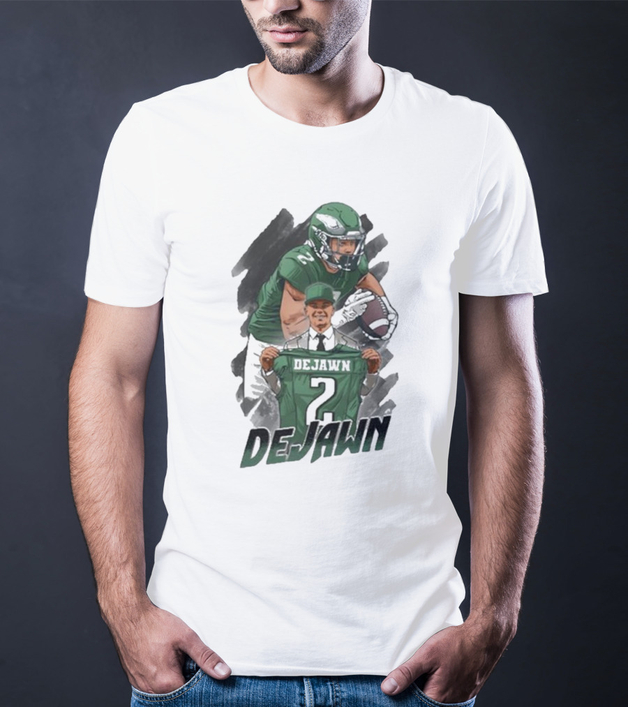 Philadelphia Eagles DeJawn Football Fan Jersey 2 T-Shirt