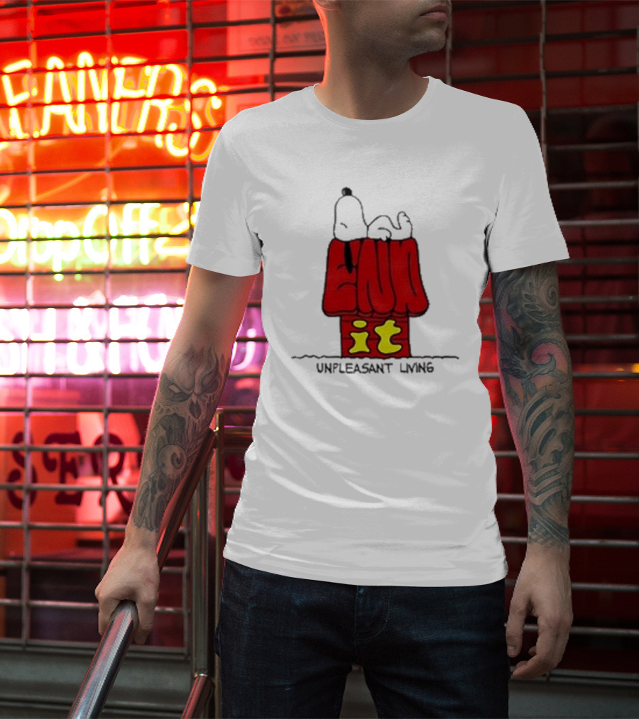 End It Unpleasant Living Pistachio Gallery Doghouse T-Shirt