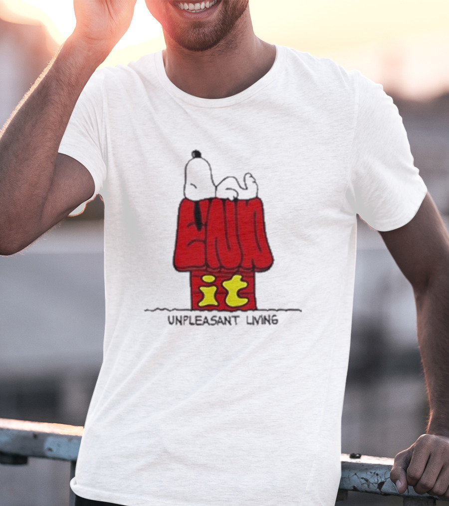 End It Unpleasant Living Pistachio Gallery Doghouse T-Shirt