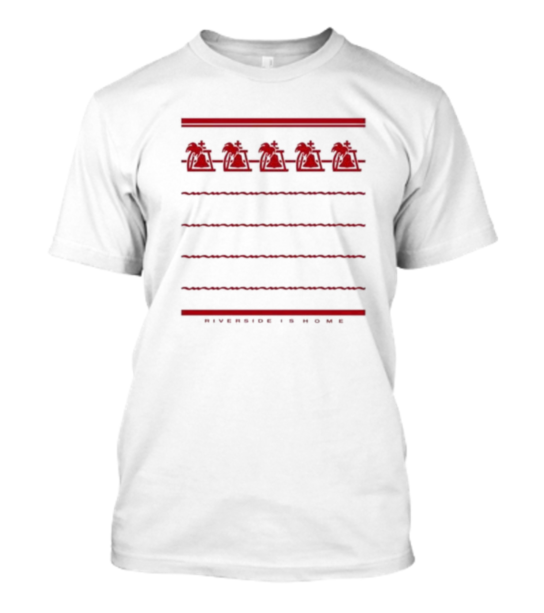 Riverside Is Home Riv-n-out Five Walking Figures T-Shirt