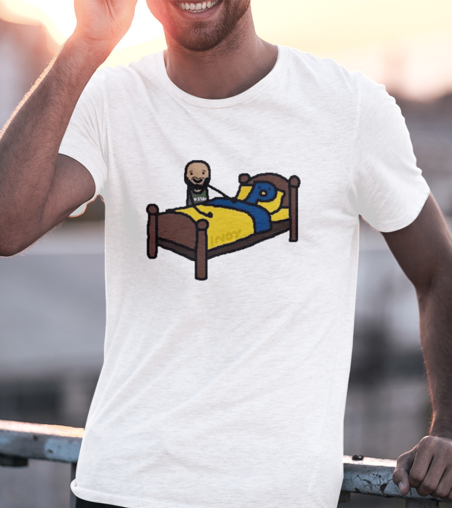 Derrick Night Night NBA Paint Sleepy Bedtime Cartoon T-Shirt