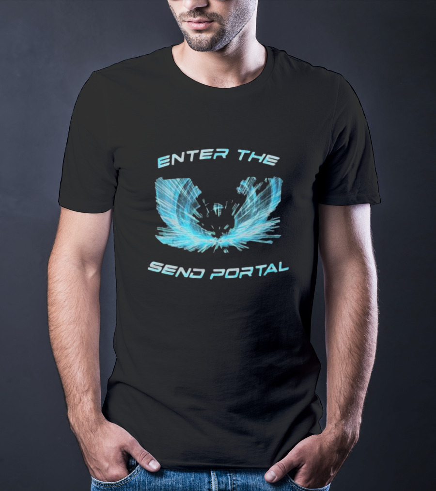 Enter The Send Portal Wings Burst T-Shirt