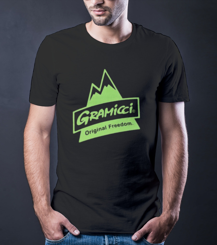 Gramicci Original Freedom Green Mountain T-Shirt