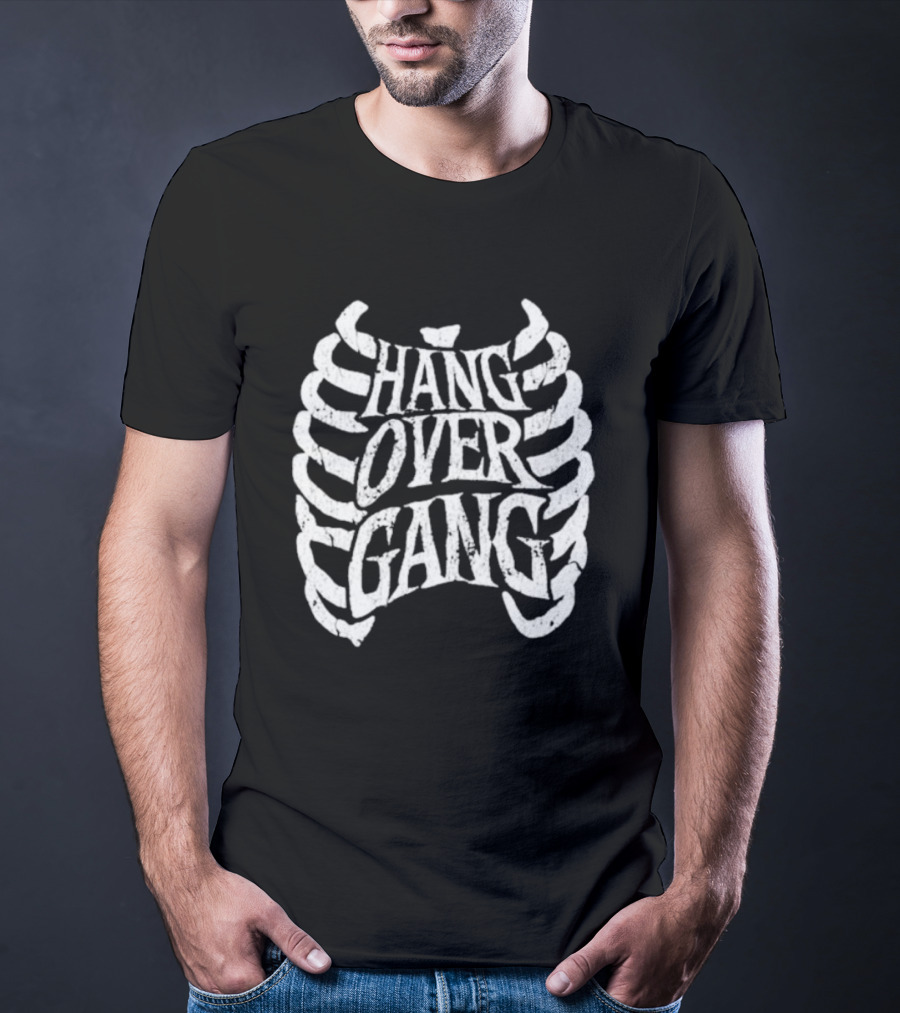 Hang Over Gang Ribcage Skeleton T-Shirt