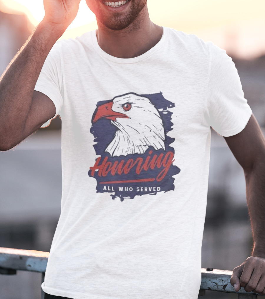 Honoring All Who Served Eagle T-Shirt