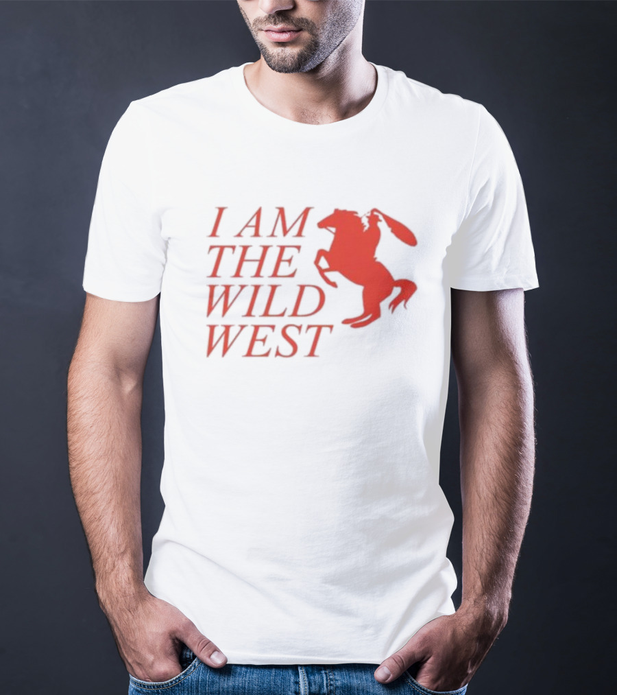I Am The Wild West Horse And Rider Red T-Shirt