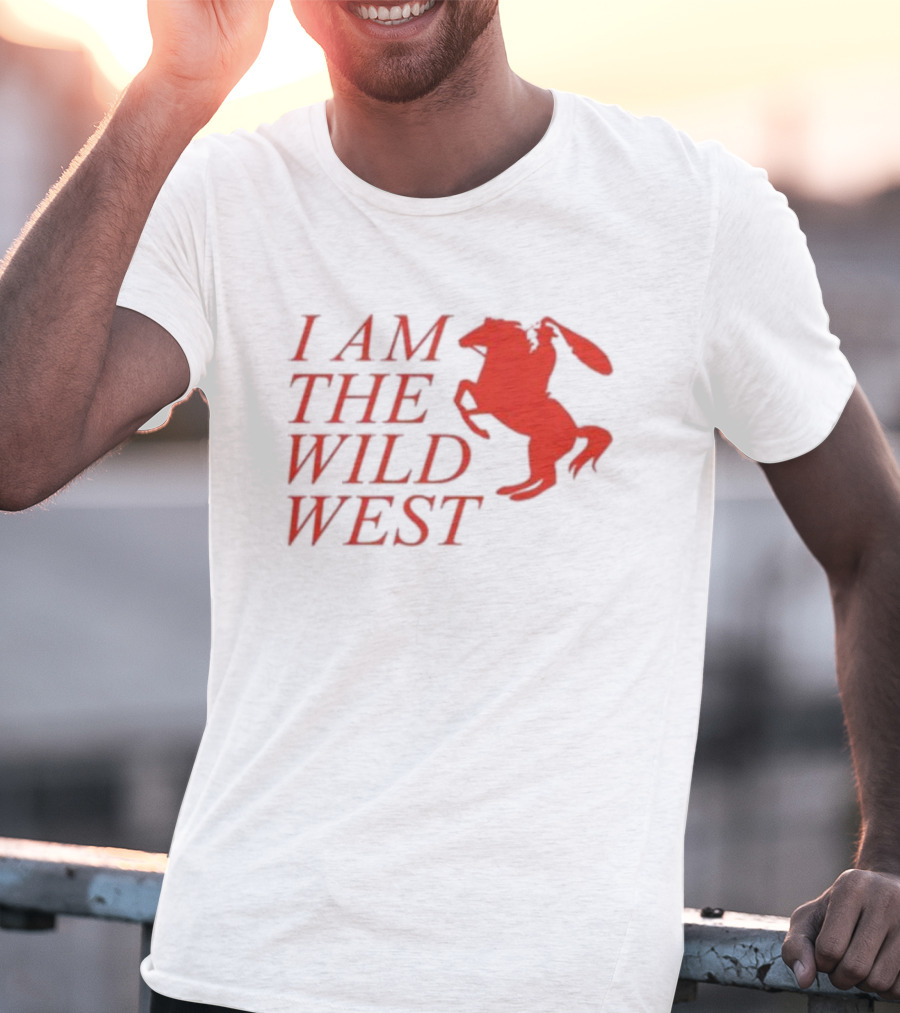 I Am The Wild West Horse And Rider Red T-Shirt