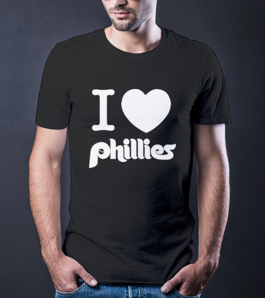 I Heart Phillies Fan Night Team Spirit T-Shirt