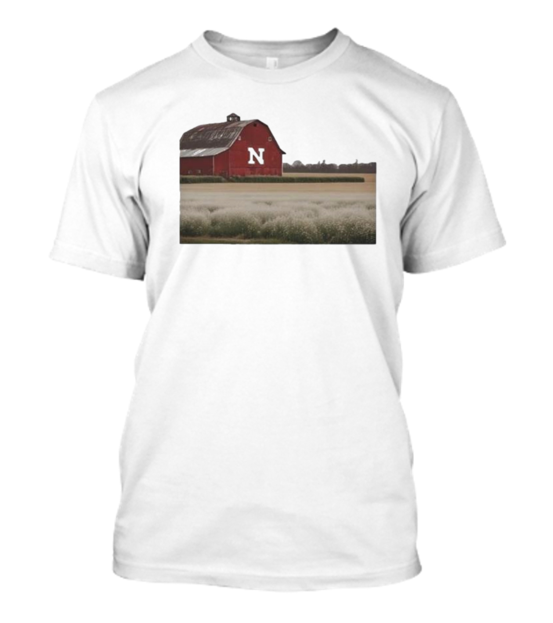 Husker Barn Nebraska Red Barn N T-Shirt