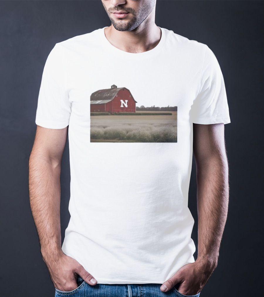 Husker Barn Nebraska Red Barn N T-Shirt