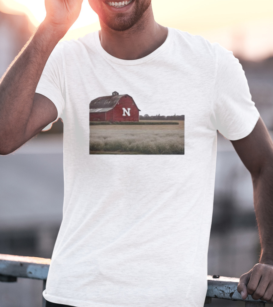 Husker Barn Nebraska Red Barn N T-Shirt