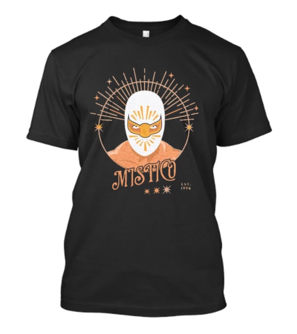 Mistico Est 1998 Wrestling Iconic Masked Starburst T-Shirt