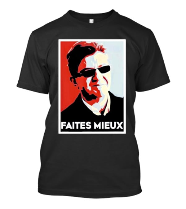 Faites Mieux Red And Black Pop T-Shirt