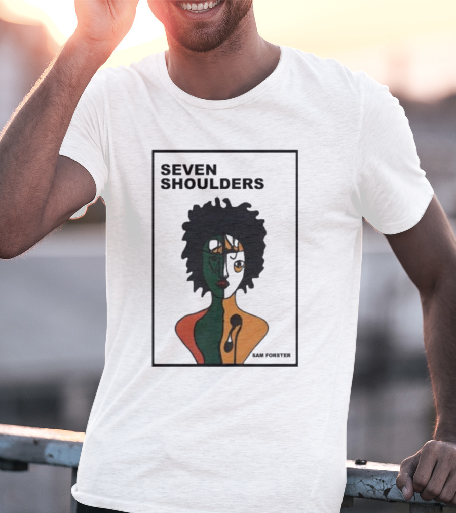 Seven Shoulders Sam Forster Afrocentric Abstract T-Shirt