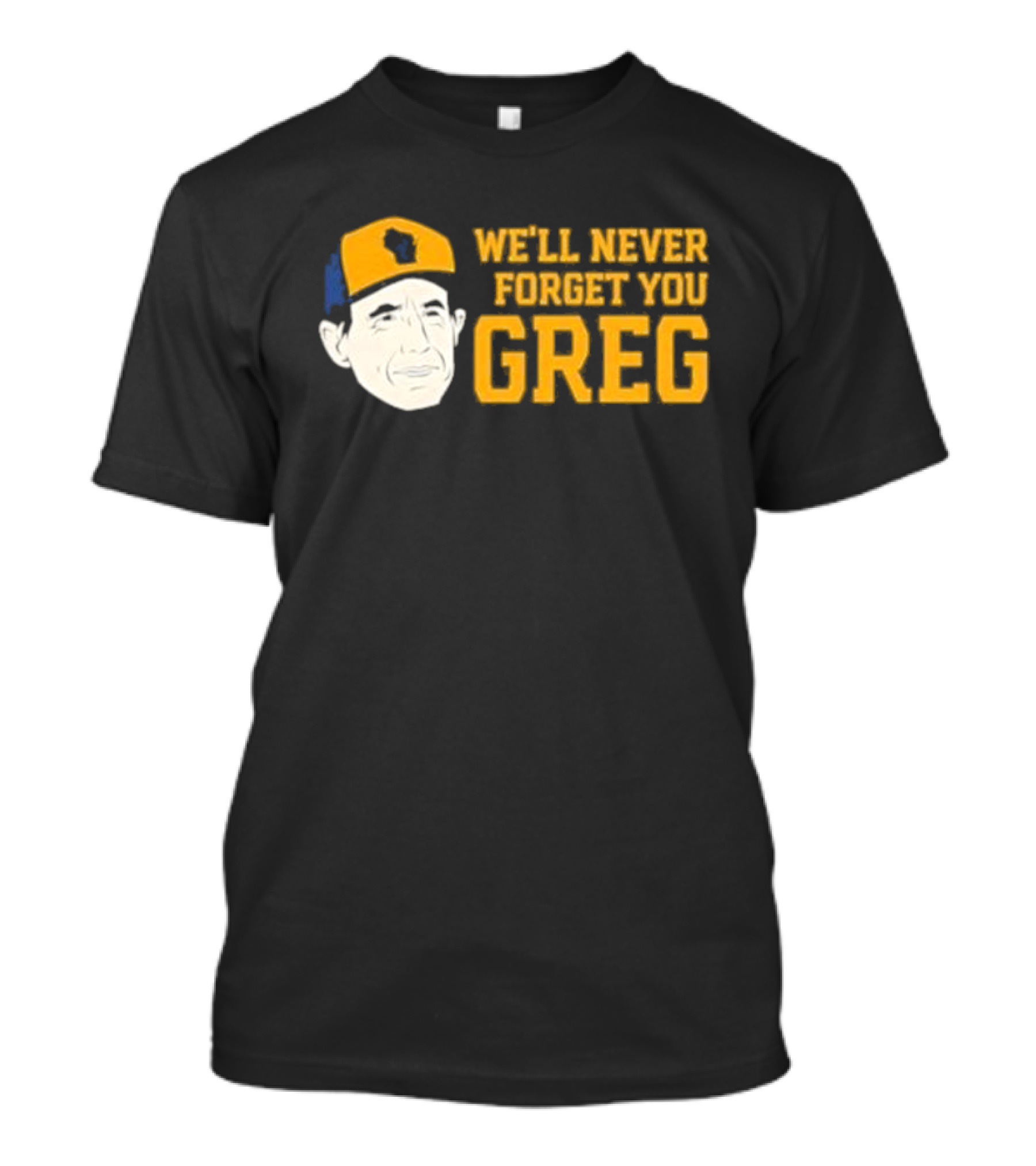 Reviewing The Brew Craig Counsell We’ll Never Forget You Greg Wisconsin Icon T-Shirt