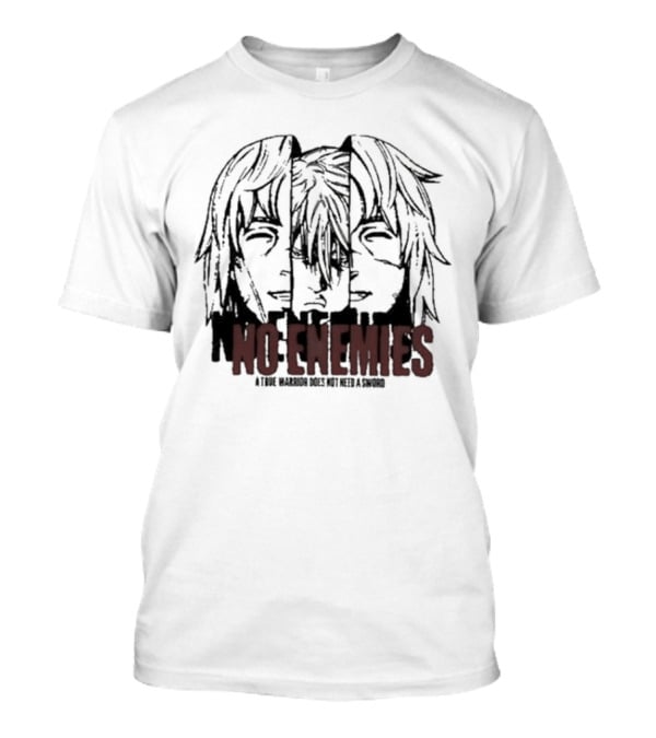 No Enemies A True Warrior Does Not Need A Sword Soul King Manga Faces T-Shirt