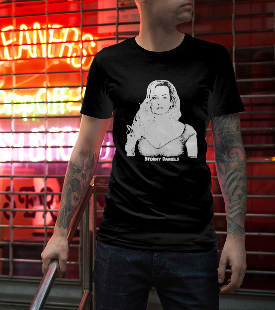 Stormy Daniels Monochrome T-Shirt