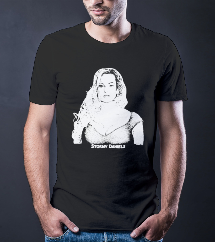 Stormy Daniels Monochrome T-Shirt