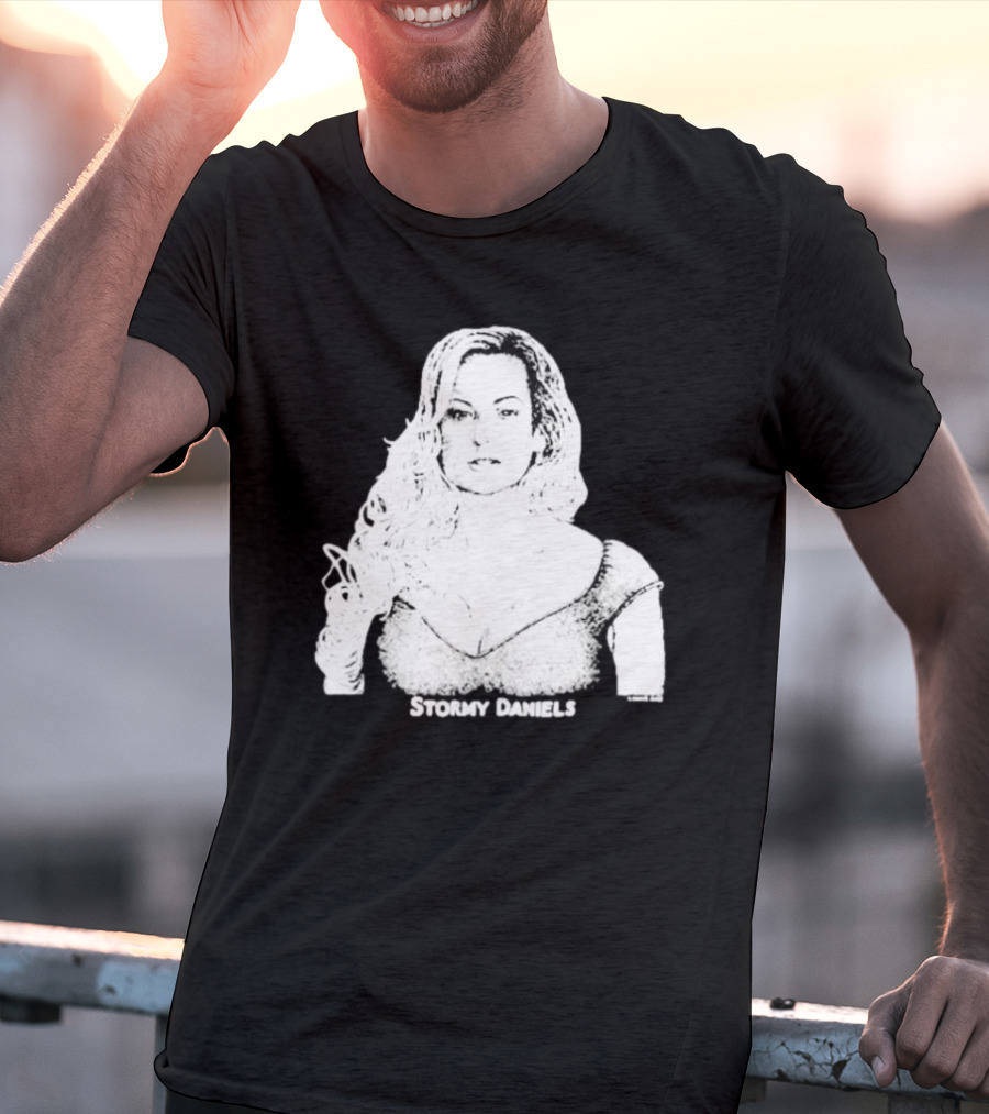Stormy Daniels Monochrome T-Shirt