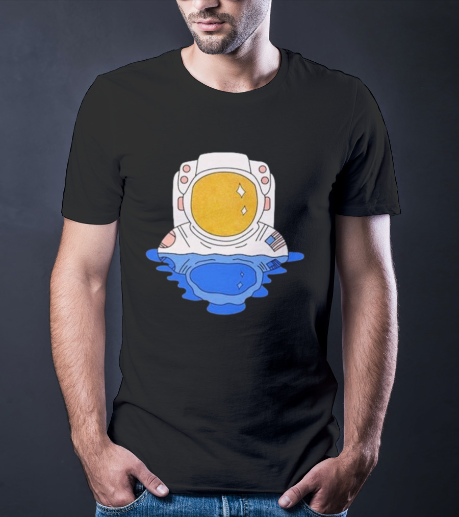 SciShow Buoyancy Lab Astronaut Floating In Water T-Shirt