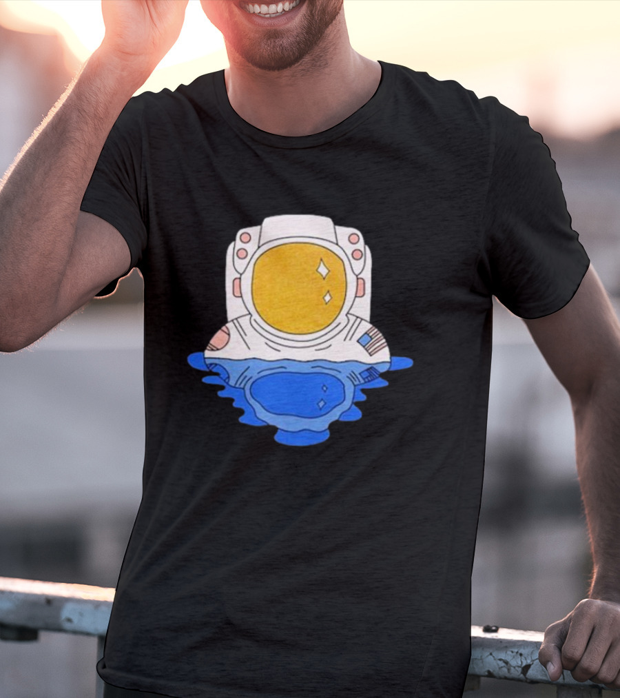 SciShow Buoyancy Lab Astronaut Floating In Water T-Shirt